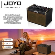 JOYO 20W Guitar Amp for Acoustic Guitar Built-in Bluetooth and Battery with Reverb Chorus Delay Effect for Practicing and Outdoors AC-20S