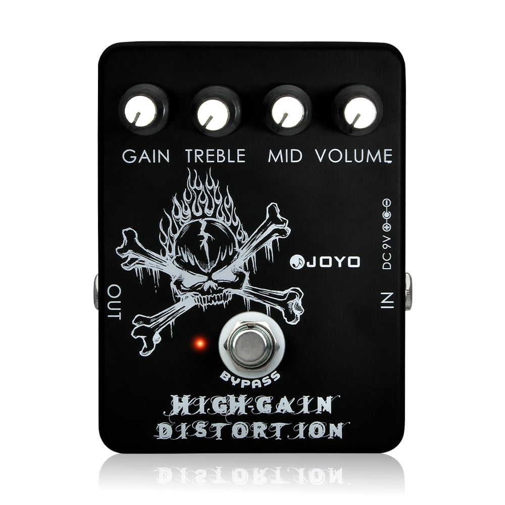 JOYO JF-04 High Gain Distortion Guitar Effect Pedal from Crunch to Heavy Metal with 3-Band EQ
