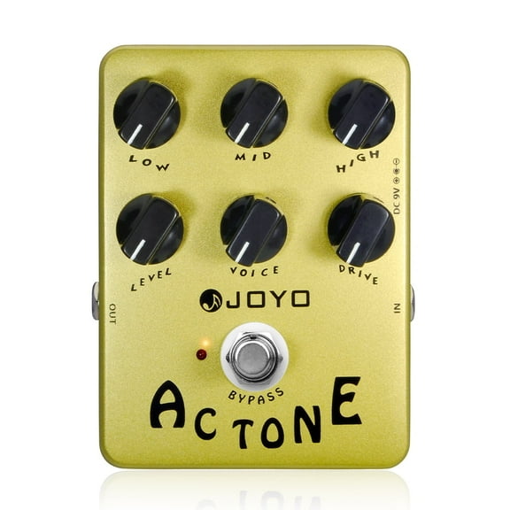 JOYO JF-13 AC Tone Amp Simulator Guitar Effect Pedal Vintage Tube Amplifier British Rock