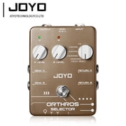 JOYO JF-24 Metal Alloy Line Selector Guitar Effect Pedal, 6 Mode Switch with 2 Independent Effect Loops for Electric Guitar & Bass