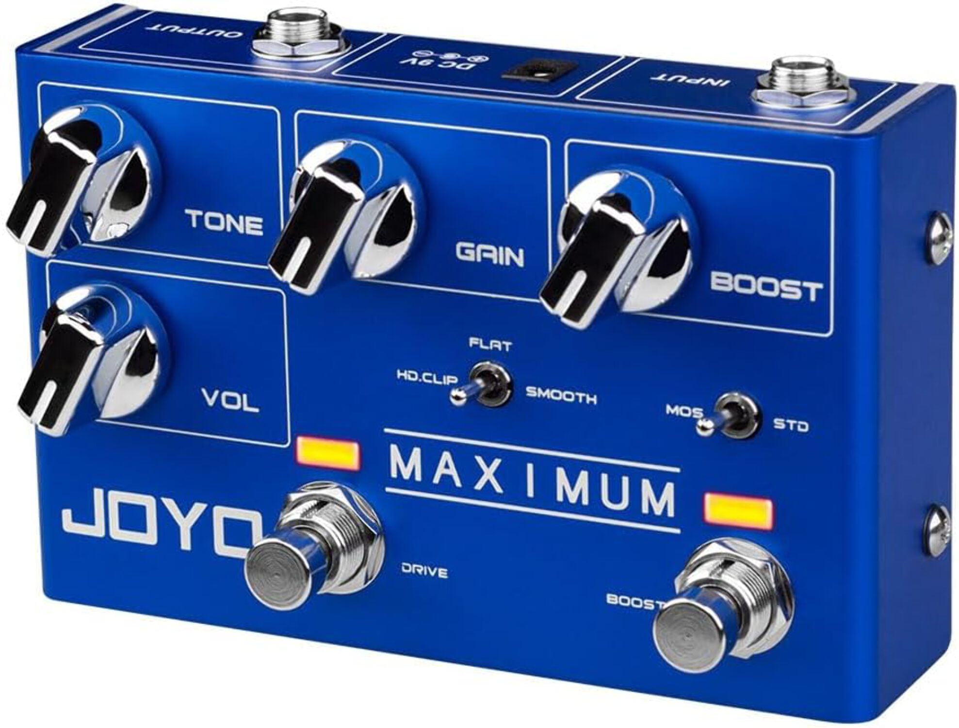 JOYO R-05 Overdrive Boost Guitar Pedal 6 Modes Pure Clean True Bypass For Guitar Bass