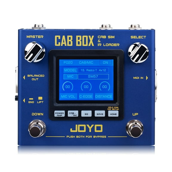 JOYO R-08 IR Loading & Cabinet Modeling Guitar Pedal Amp Simulator Multi Modes Pedal
