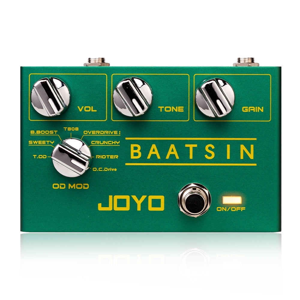 JOYO R-11 8 in 1 Overdrive Distortion Guitar Effect Pedal Classic Sounds True Bypass