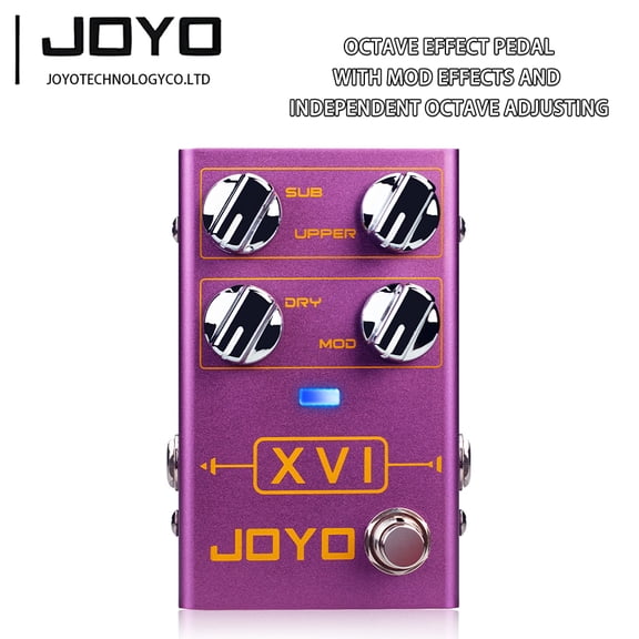 JOYO R-13 Octave Pedal Modulation Effects Independent Adjusting for Electric Guitar