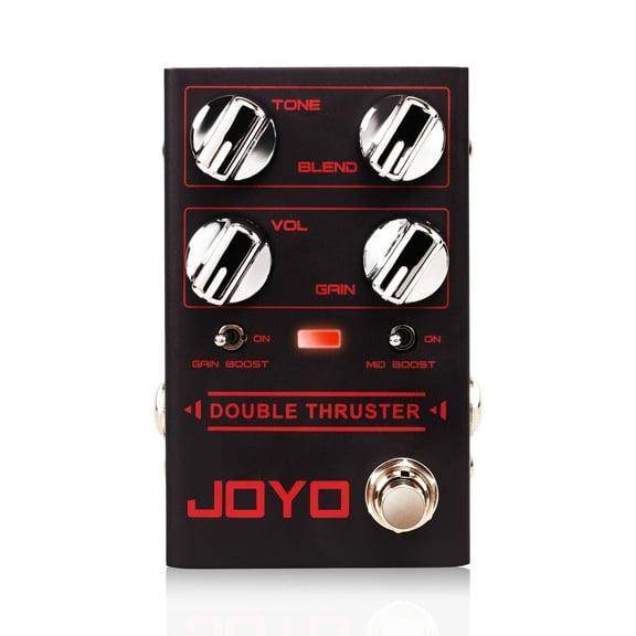 JOYO R-28 High Gain Overdrive Guitar Bass Pedal with Mid/High Frequency Gain Boost