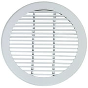 JOYOAIRE 10-inch Round Aluminum Air Vent, White, 0  Fixed Blade, HVAC Ceiling Diffuser