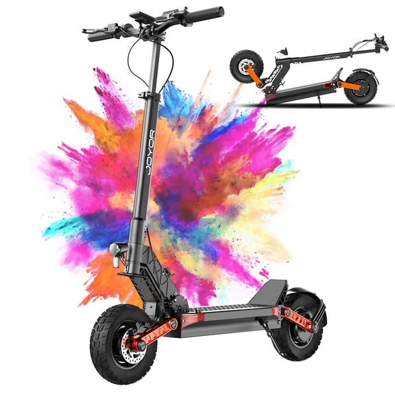 JOYOR S10-S-Z Electric Scooter, 1000W x 2 Dual Motor and Battery 60V 18Ah Up To 46 Miles, 38 Miles Max Speed, 10" Off Road Tire and Double Hydraulic Brakes, 330 LBS Maximum Load Capacity