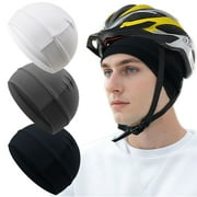 JOYOYO 3 PCS  Nylon  Skull Caps for Men Women Helmet Liner Motorcycle Skull Cap Hard Hat Liner