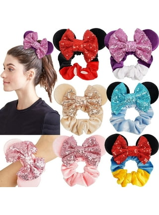 Hidden Mickey-Disney Inspired-Mouse Ears Bouquets-Bright Pink-Wedding Flower  Picks-Floral Pins-Flower Posts
