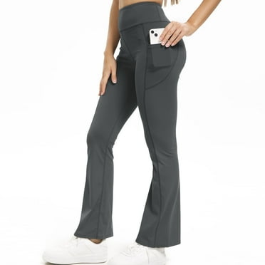 JOYOYO Flare Yoga Leggings for Women with Pockets Buttery Soft High Waist Bootcut Yoga Pants with Tummy Control Workout Pants