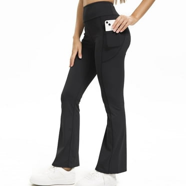 JOYOYO Flare Yoga Leggings for Women with Pockets Buttery Soft High Waist Bootcut Yoga Pants with Tummy Control Workout Pants