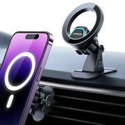 JOYROOM 2 in 1 Magnetic Phone Holder for Car, Air Vent & Dashboard Car Phone Holder for iPhone, Compatible for MagSafe Car Mount, Fit for iPhone 16 15 14 13 12 Pro Max