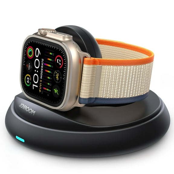 JOYROOM for Apple Watch Charger Stand, Magnetic Wireless iWatch Charger, Folding Portable Fast Charger, Compatible with Apple Watch Series 10/9/8/7/6/5/SE/4/3/2/Ultra 2, Black