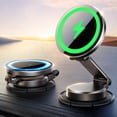 thumbnail image 1 of JOYROOM for MagSafe Car Mount, 15W Wireless Fast Charging Magnetic Phone Holder for Car, All Metal 360° Rotation Dashboard Car Phone Holder for iPhone 17 16 15 14 13 12 Pro Max, Dark Gray, 1 of 11