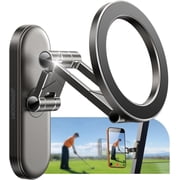 JOYROOM Magnetic Golf Cart Phone Holder, All Alloy Foldable Phone Holder for MagSafe iPhone 17-12, Golf Gifts for Him, Men, Golfers, Dad Father, Husband, Golf Accessories for EZGO, Club Car, Yamaha