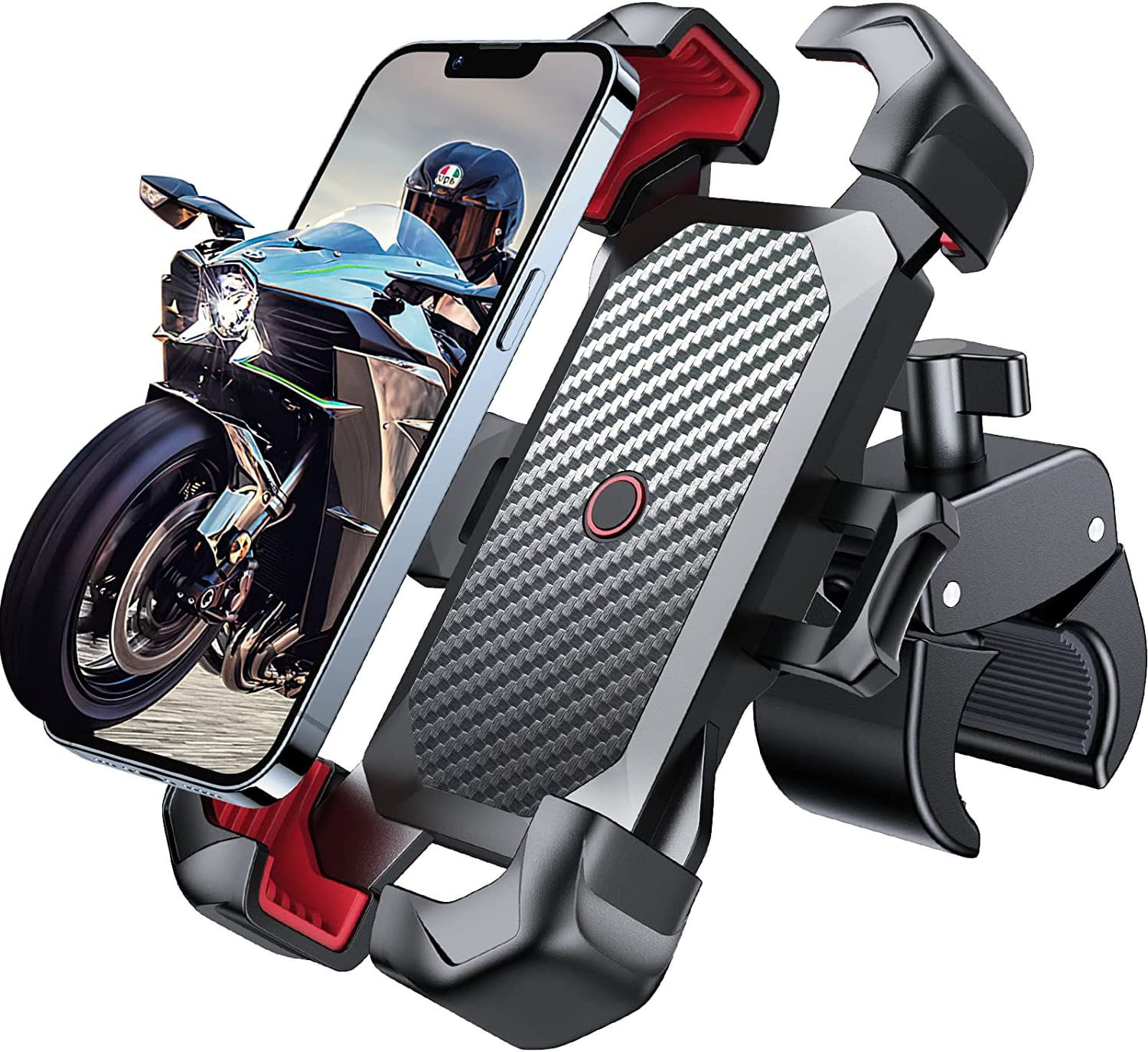 JOYROOM Motorcycle Phone Mount Bike Phone Holder, Auto Lock