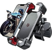 JOYROOM Motorcycle Phone Mount Bike Phone Holder, Auto Lock Adjustable Handlebar Phone Holder Mount for 4.7"-7" Cell Phones