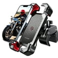 thumbnail image 1 of JOYROOM Motorcycle Phone Mount Bike Phone Holder, Auto Lock Adjustable Handlebar Phone Holder Mount for 4.7"-7" Cell Phones, 1 of 10