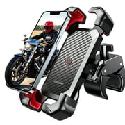 JOYROOM Motorcycle Phone Mount Bike Phone Holder, Auto Lock Adjustable Handlebar Phone Holder Mount for 4.7-7 Cell Phones