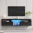 thumbnail image 1 of JOYSOURCE Floating TV Stand with LED 040B, 1 of 8