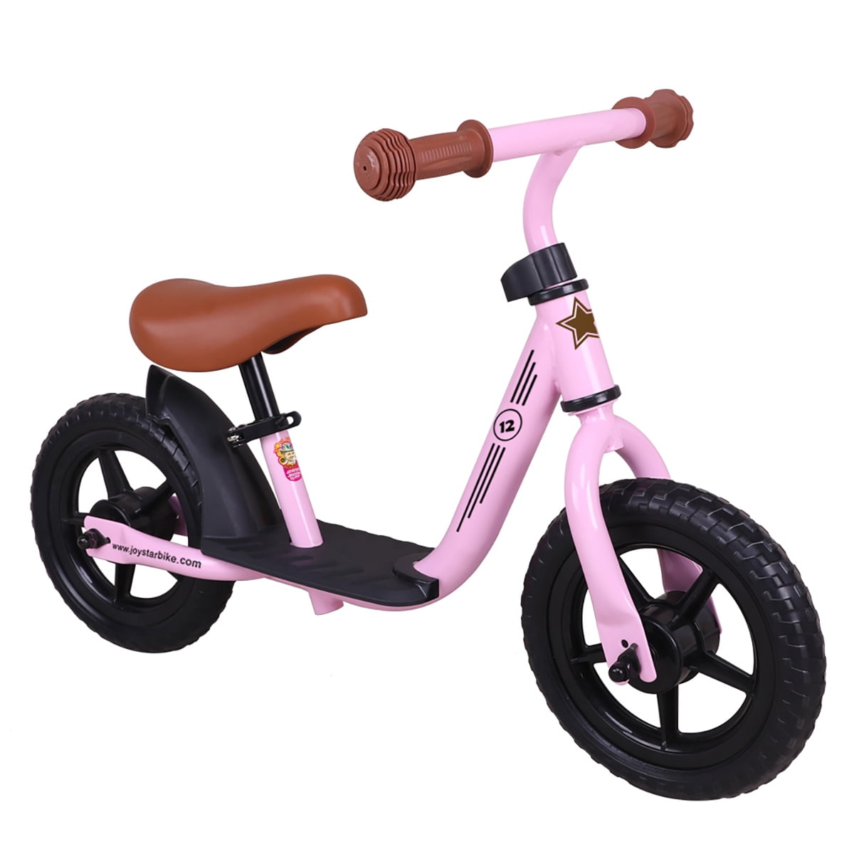 JOYSTAR 10 12 Kids Balance Bike for Girls Boys Ages 18 Months to 5 Years Toddler Balance Bike with Footrest Adjustable Seat Height First Birthday for Child Black Blue Green Pink Walmart