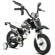 JOYSTAR Motocross Style Kids Bike for Boys Girls Ages 2-4 Years, 12 Inch Children Bicycles Black