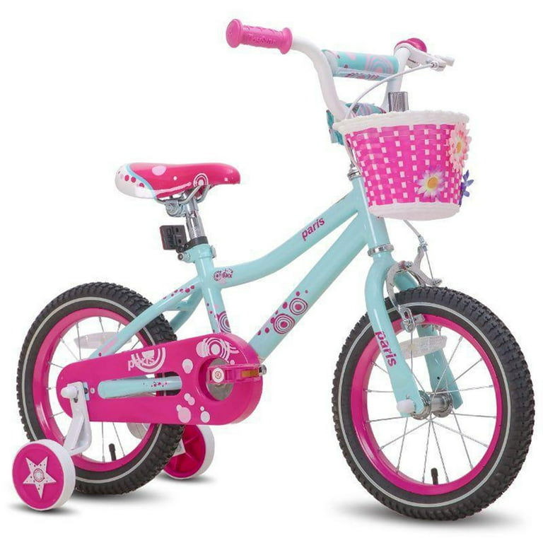 JOYSTAR 16 Inch Paris Girls Bike for 2 4 Year Old Kids w Training