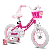 JOYSTAR Angel Girls Bike 14 Inch Kids Bike With Training Wheels for 3-5 Years Old Girls,Toddler Bicycle,Pink