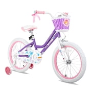 JOYSTAR Angel Girls Bike 18 Inch Kids Bike with Kickstand for 5-9 Years Old Girls,Toddler Bicycle,Purple