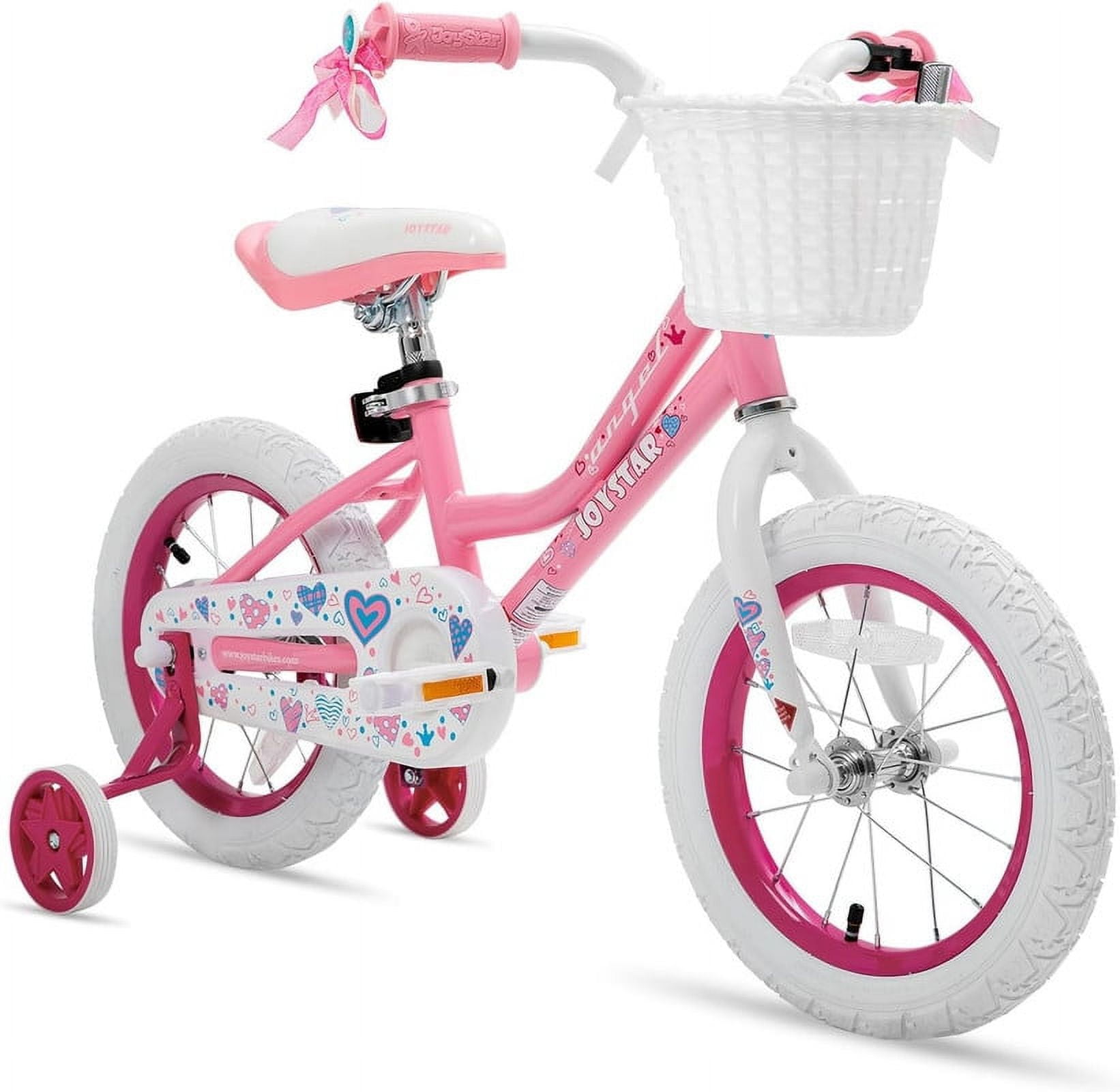 JOYSTAR Petal Girls Bike for Toddlers and Kids Age 2-13 Years, 12