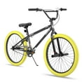thumbnail interactive-video image 1 of JOYSTAR Brockway Freestyle Kids BMX Bikes 24" Kids Bicycles for 9-14 Years Old Boys Girls, Multiple Colors, 1 of 9