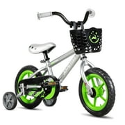 JOYSTAR Cervine 10 inch Kids Bike for Boys and Girls, Children Bicycle in Grey