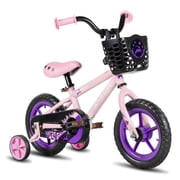 JOYSTAR Cervine 10 inch Kids Bike for Boys and Girls, Children Bicycle in Pink