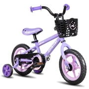 JOYSTAR Cervine 10 inch Kids Bike for Boys and Girls, Children Bicycle in Purple