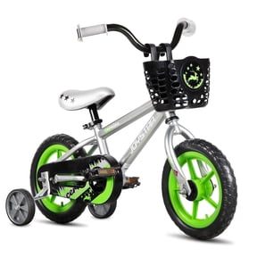 JOYSTAR Cervine 12 inch Kids Bike for Boys and Girls, Children Bicycle in Grey
