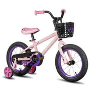 JOYSTAR Cervine 14 inch Kids Bike for Boys and Girls, Children Bicycle in Pink