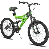 JOYSTAR Contender 20 inch Kids Bike for 7-13 Years Boys & Girls, Full Dual-Suspension Frame , Green