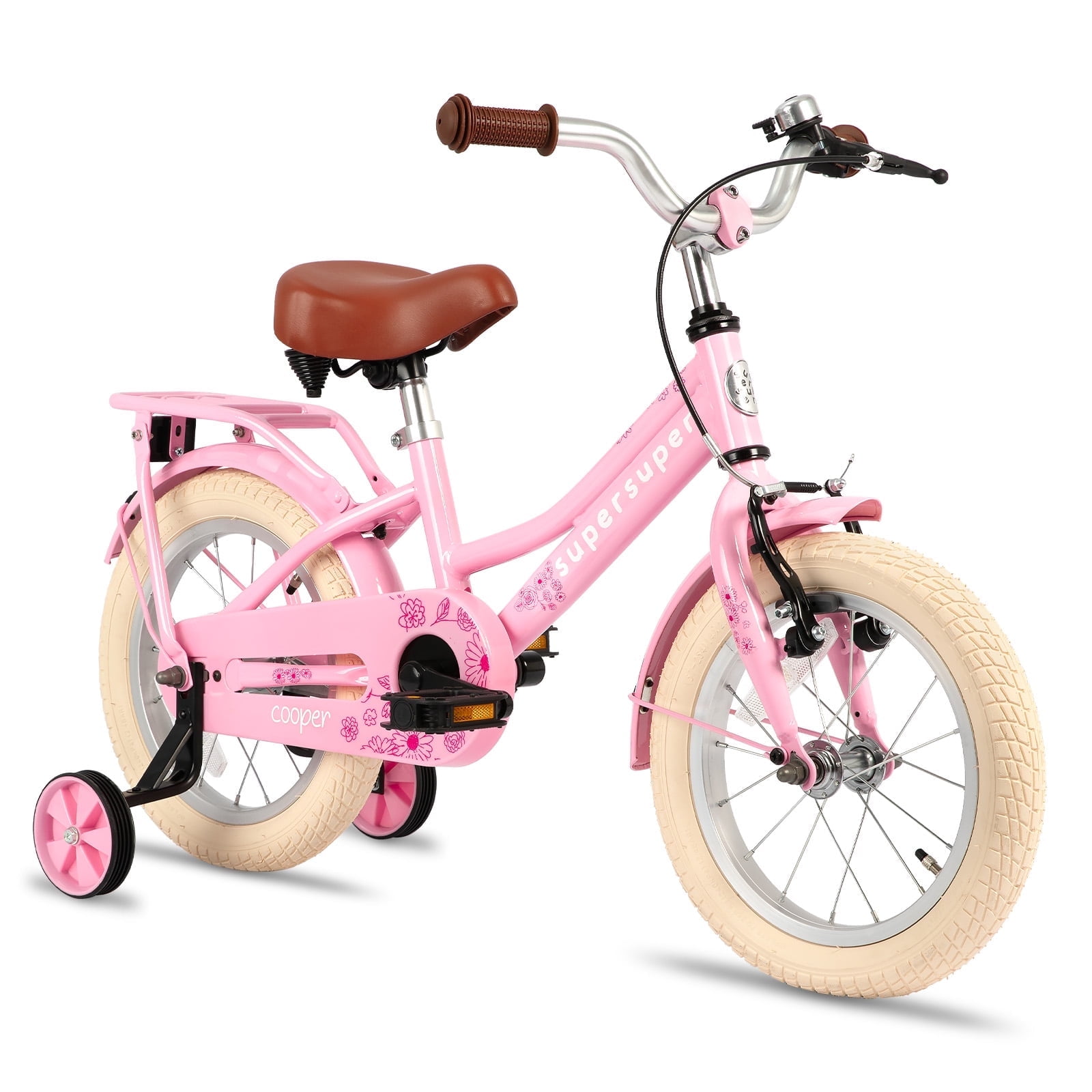 JOYSTAR Cooper Kids Bike for Toddlers Girls and Boys, 14 Inch Kids Bike,Pink Sansujyuku sansujyuku.com