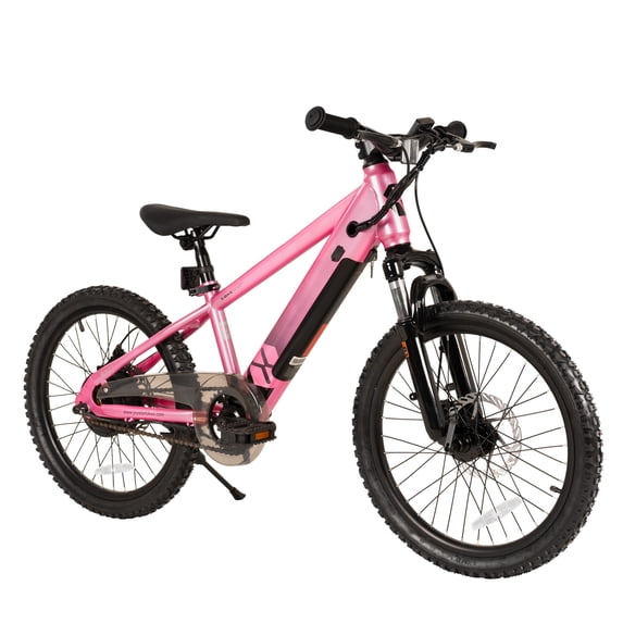 JOYSTAR Electric Bike for Teenagers, Ages 7+ with 250W Brushless Motor, 15 Miles 15MPH Electric Mountain Bicycle with Removable Battery, Multiple Colors