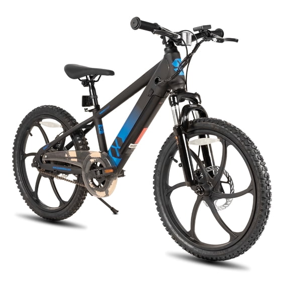 JOYSTAR Electric Bike for Teenagers, Ages 7+ with 250W Brushless Motor, 15 Miles 15MPH Electric Mountain Bicycle with Removable Battery, Multiple Colors