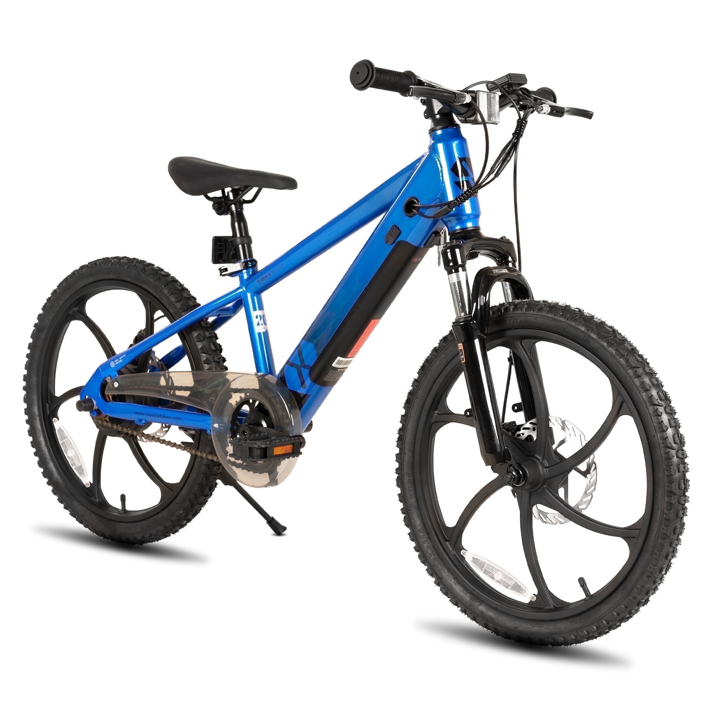 JOYSTAR Electric Bike for Teenagers, Ages 7+ with 250W Brushless Motor, 15 Miles 15MPH Electric Mountain Bicycle with Removable Battery, Multiple Colors