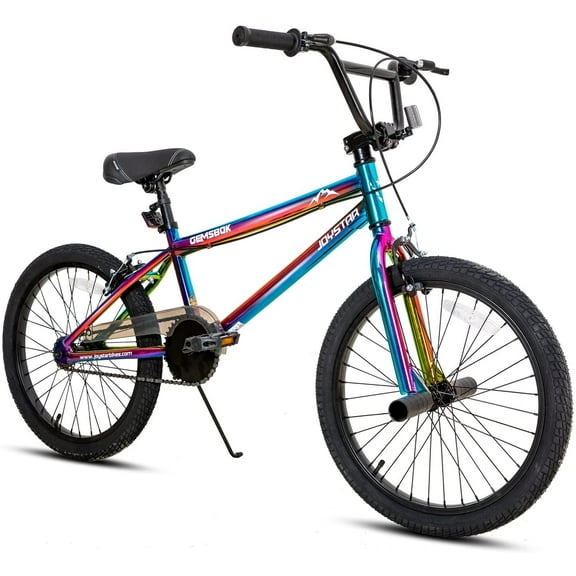 JOYSTAR Gemsbok 20 Inch BMX Bike for Kids Ages 7 Year and Up, Freestyle Kids' Bicycles for Boys Girls Beginner Level Riders, Dual Hand Brakes, Single Speed Kids Bike, Multiple Colors