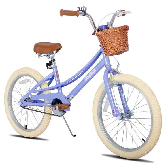 JOYSTAR Girls Bike for 2-13 Years Old Toddlers and Kids, 12" 14" 16" 18" Kids Bike with Training Wheels & Basket, 20 Inch Kid's Bicycle with Kickstand, Retro Style Bikes