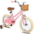 thumbnail image 1 of JOYSTAR Girls Bike for 2-12 Years Old Toddlers and Kids, 12" 14" 16" Kids Bike with Training Wheels & Basket, 20 Inch Kid's Bicycle with Kickstand, Retro Style Bikes, 1 of 9