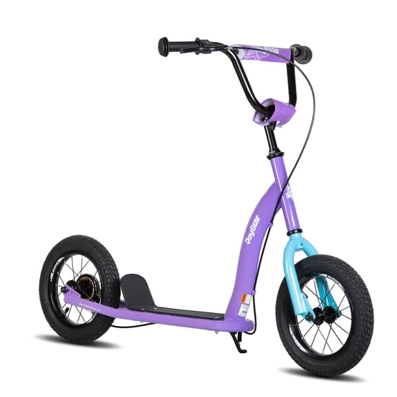 JOYSTAR Kick Scooter for Kids 5+ Teens & Youth, Lightweight Kids Scooter with Adjustable Handlebar, 2 Wheel Scooter for Boys & Girls, Purple