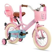 JOYSTAR Little Miss Kids Bike 14 inch Girls Bike, Pink