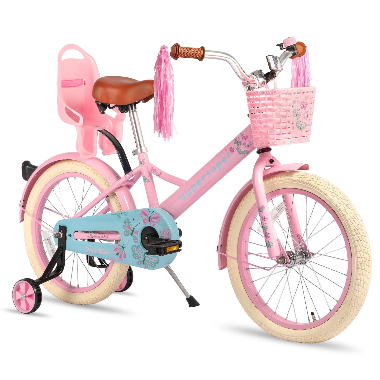 JOYSTAR Little Miss Kids Bike 18 inch Girls Bike, Pink Sansujyuku sansujyuku.com