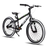 JOYSTAR Lubbock 20-Inch Hardtail Mountain Bike for Kids Ages 6-10, Black