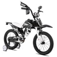 thumbnail image 1 of JOYSTAR Motocross Style Kids Bike for Boys Girls Ages 4-7 Years, 16 Inch Children Bicycles Black, 1 of 5