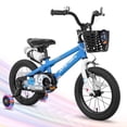thumbnail image 1 of JOYSTAR Pluto Kids Bike with Training Wheels for 12 inch Bike, Blue, 1 of 8